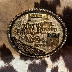 2000 PRCA National Finals Rodeo Belt Buckle